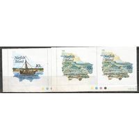 Норфолк. 150 лет второго поселения. 1975г. Mi#168-69. Серия в парах.