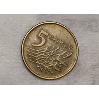 Польша 5 грош 1992