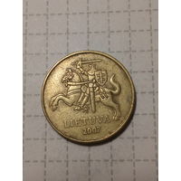 20 центов Литва 2007 год