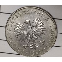 Польша 20 злотых 1990