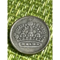 Швеция 10 оре 1955 г ( Густав VI Адольф. Серебро )