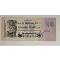 1923 год Германия 20 000 000 марок