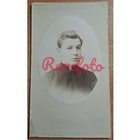 1870-80-е Визит-портер студент студийное фото типажи ретро фотограф Ю. Штейнберг СПБ