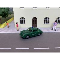 Porsche 356 POLIZEI. Масштаб HO 1:87.