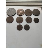 Николай 1 10монет