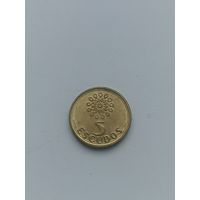 Португалия 5 эскудо 1998 год