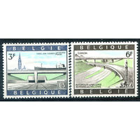 Бельгия - 1969г. - архитектура, мосты - 2 марки - полная серия, MLH [Mi 1570-1571]. #2-Be-44-B-1