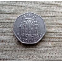 Werty71 Ямайка 1 доллар 1995 семигранный