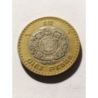 Мексика 10 песо 1998