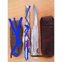 Нож перочинный СССР Ворсма ВКМ-1,с родным кожанным чехлом комплект.