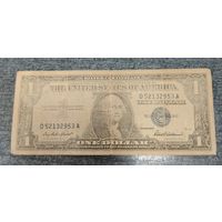 США. 1 доллар 1957. Серебряный сертификат. Распродажа личной коллекции