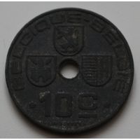 Бельгия, 10 сантимов, 1943 год, VF
