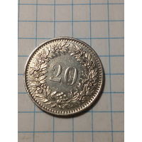 20 раппенов Швейцария 1978 год