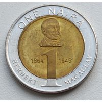 Нигерия. 1 найра 2006 года.