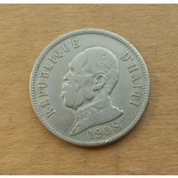 Гаити, 50 сантимов 1908 г.