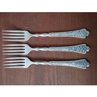 Вилки мельхиоровые (набор 3 штуки). Бакинский з-д, СССР