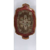 Поднос флорентийский винтаж Италия