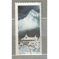 Горы. 1 марка, 1972г., гаш. Польша.