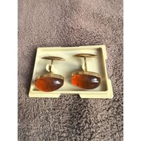 Запонки янтарь ссср