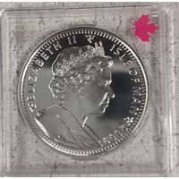 1 крона 2009 Канада ванкувер зимние Олимпийские игры серебро