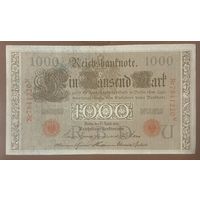 Банкнота 1000 марок 1910 год. Германская империя