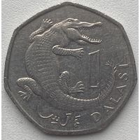 Гамбия 1 даласи 1998 г.