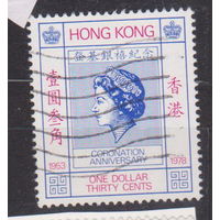 Британский Гонконг 25-я годовщина коронации королевы Елизаветы II  Королева Елизавета II Известные люди личности  Гонконг 1978 год лот 5 менее 30 % от каталога по курсу 3 р