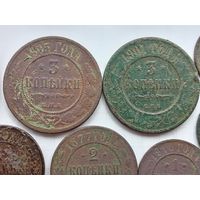 Монета медная, сборный лот