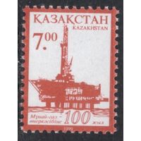 Казахстан 2000. Стандарт. 100 лет добычи нефти. 1 марка (148)