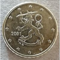 Финляндия 10 евроцентов 2001 год, KM# 101