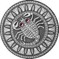ТОРГИ. Серебро. Скарпіён . Скорпион , Scorpio ,  серебро , 20 рублей . Знаки Зодиака . Гороскоп. Гараскоп . Редкая !