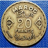 Марокко 20 франков 1952 г.