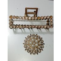 Заколка с рубля .