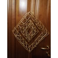 Украшение дома ёлки оберег из соломки