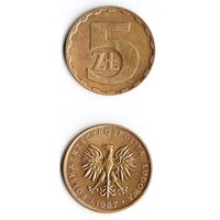 5 злотых Польша 1987 года