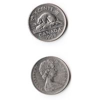 5 центов Канада 1968 года