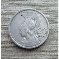 Werty71 Греция 20 драхм 1973 Богиня Афина