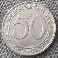 50 рейхспфеннигов 1938 В