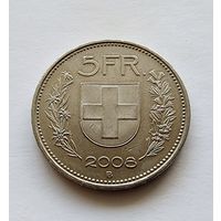 Швейцария 5 франков, 2008