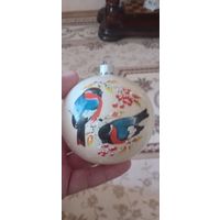 Снегири на ветке,шар -9см