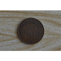 Австралия 1 пенни 1922 с 1 руб