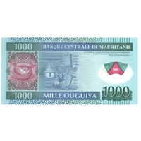 Мавритания, 1000 угий 2014 г. Пластик.