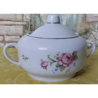 Сахарница эпохи СССР. Довбышевский фарфоровый завод (Довбыш), 1957-1970 гг