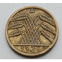 Германия. 5 пфеннигов 1936 года.