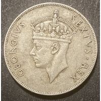 Монета 1 шиллинг 1949 год. Британская Восточная Африка. Георг VI