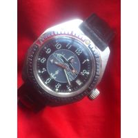 Часы АМФИБИЯ ВОСЬМИГРАНКА 2414 КАПИТАН ПОДВОДНОЙ ЛОДКИ , НЕРЖАВЕЮЩАЯ СТАЛЬ