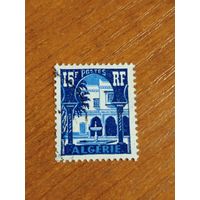 1954 французская колония Алжир архитектура флора  (4-6)