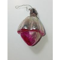 Наконечник на ёлку , винтаж , стекло , Колокольчик  , СССР . С рубля