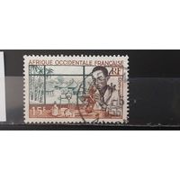 РАСПРОДАЖА ФРАНЦИЯ 1953г. Западная Африка. Полная серия. Гаш.