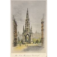 Открытка Шотландия Эдинбург